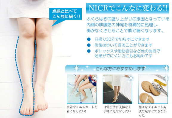 Nicrの基礎知識 Nicr ふくらはぎ痩身なら城本クリニック