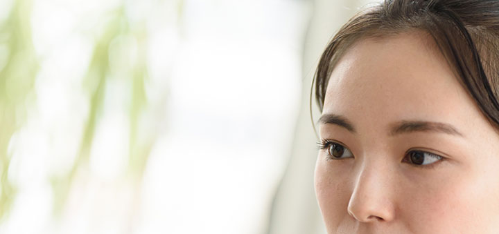 埋没の後、二重のラインは徐々に「カウンセリングで決めた幅」まで狭く（広く）なります