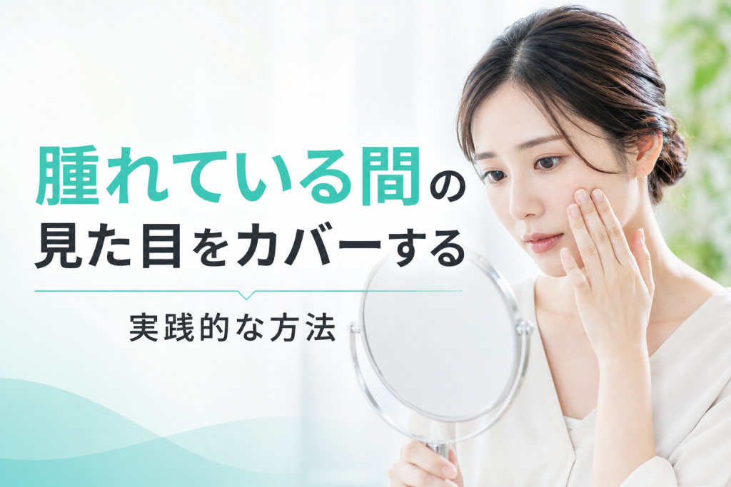 腫れている間の見た目をカバーする実践的な方法
