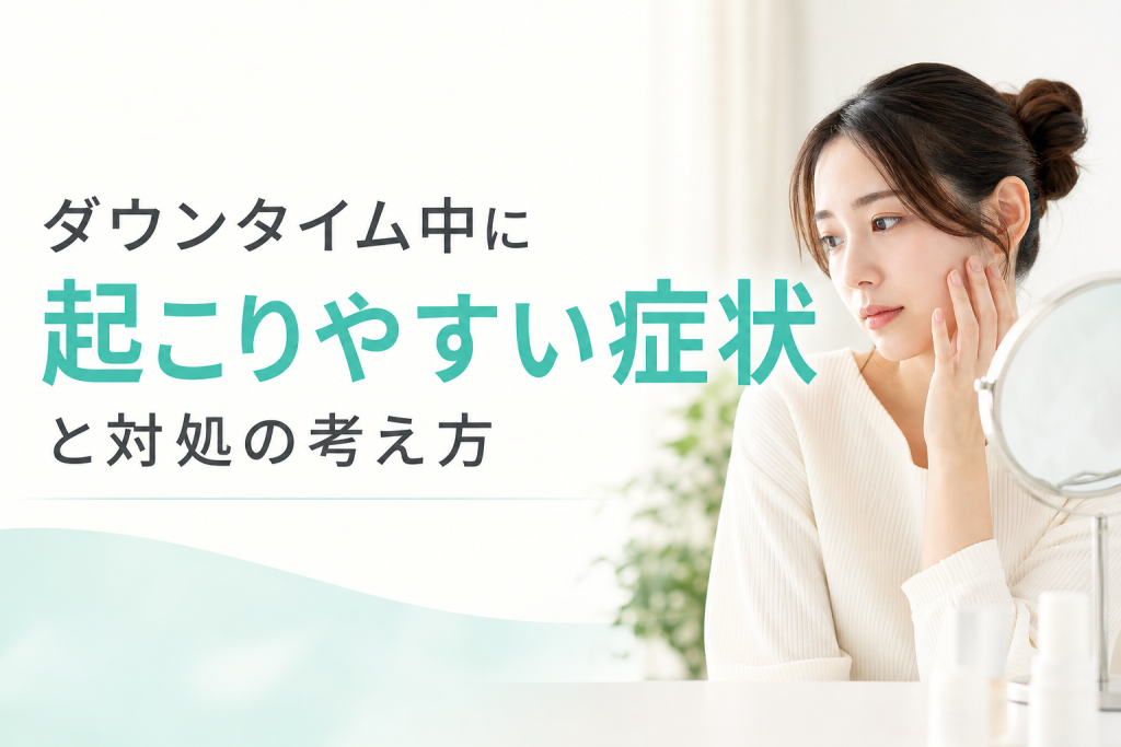 ダウンタイム中に起こりやすい症状と対処の考え方