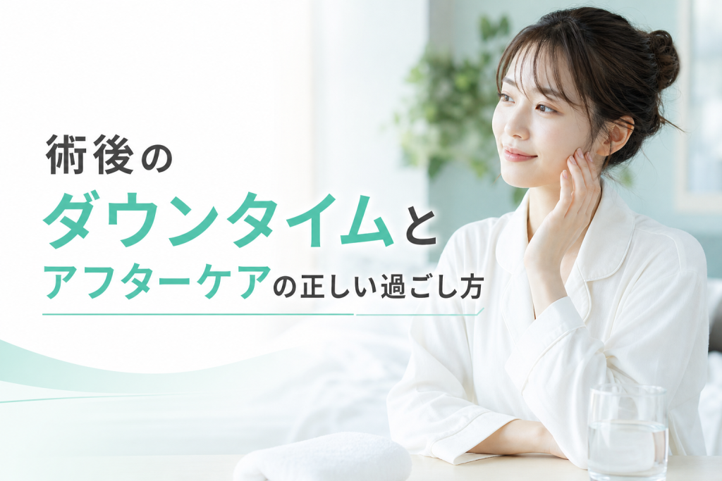 術後のダウンタイムとアフターケアの正しい過ごし方