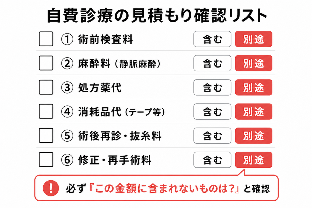 見積もりに含まれない「別途費用」のパターン