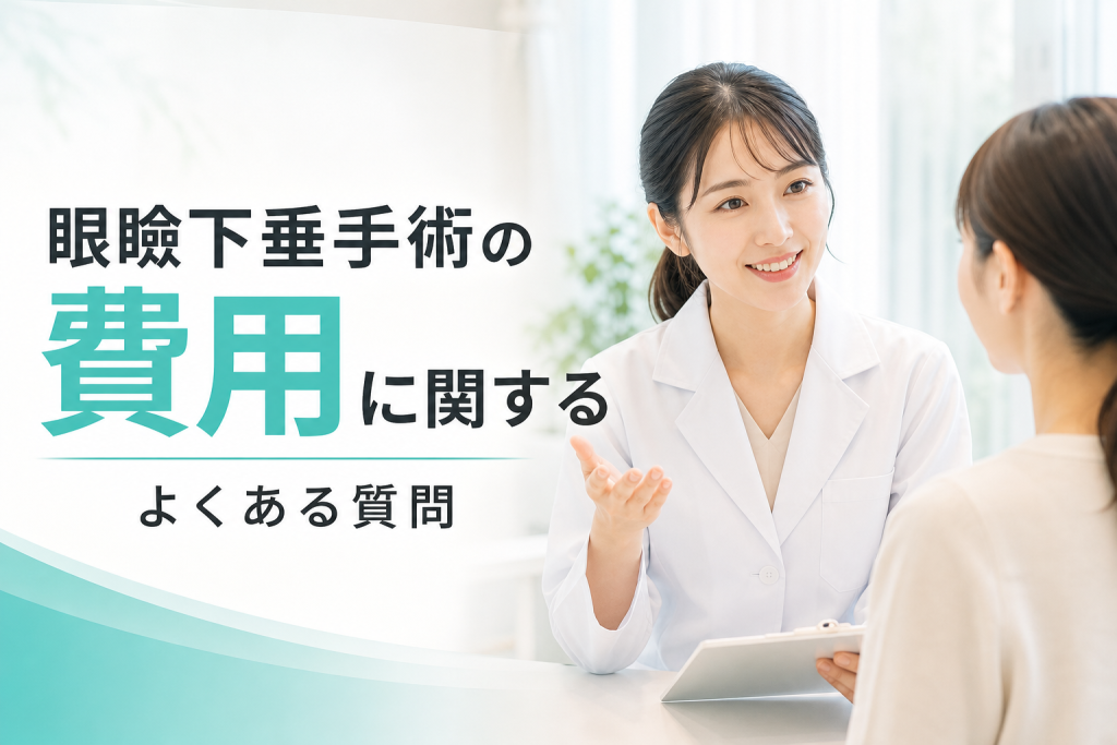 眼瞼下垂手術の費用に関するよくある質問