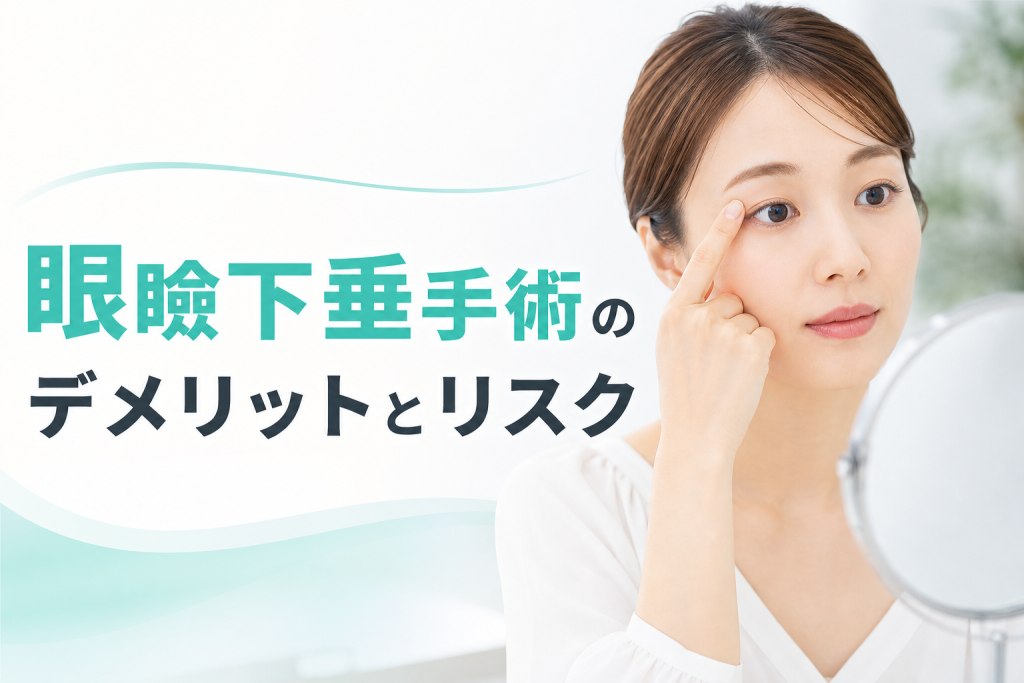 眼瞼下垂手術のデメリットとリスク