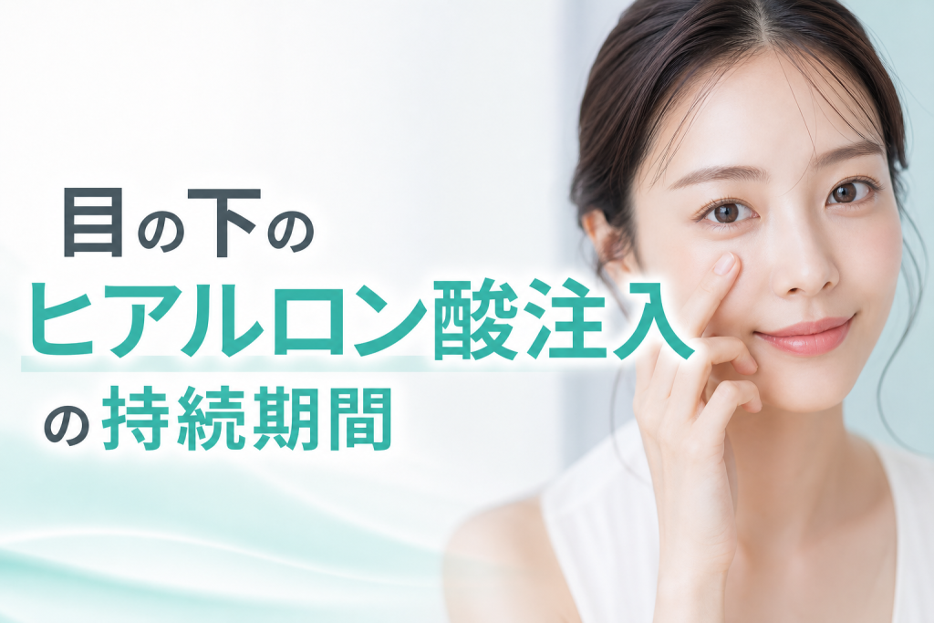 目の下のヒアルロン酸注入の持続期間