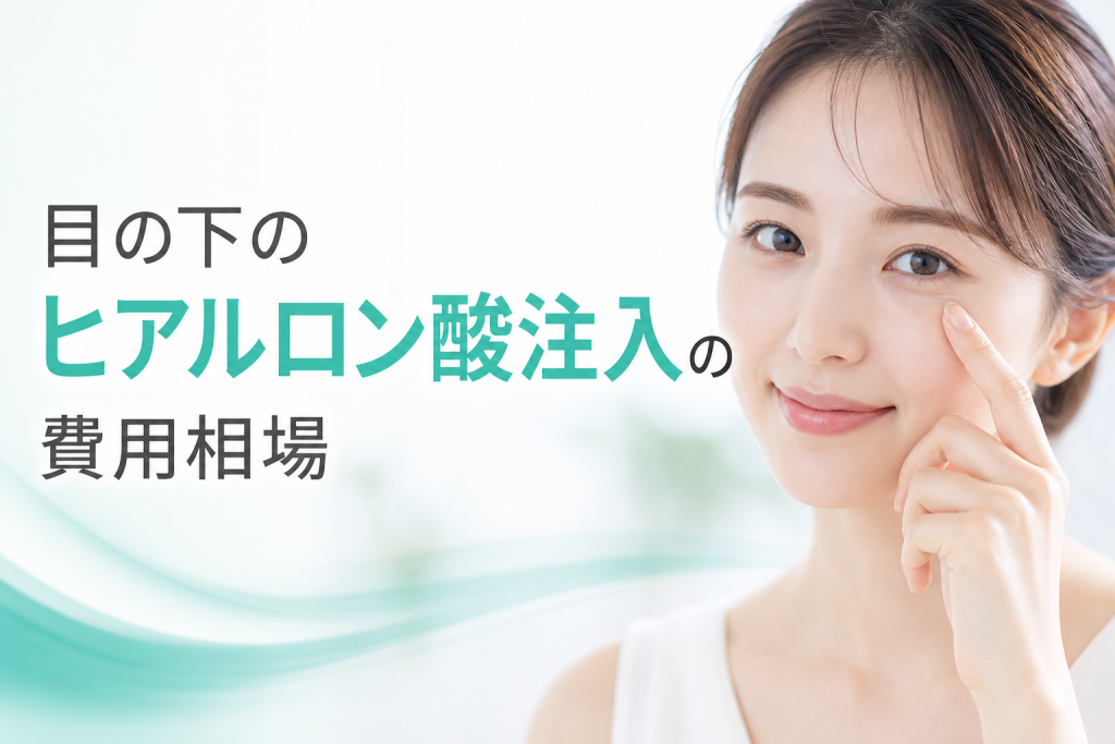 目の下のヒアルロン酸注入の費用相場