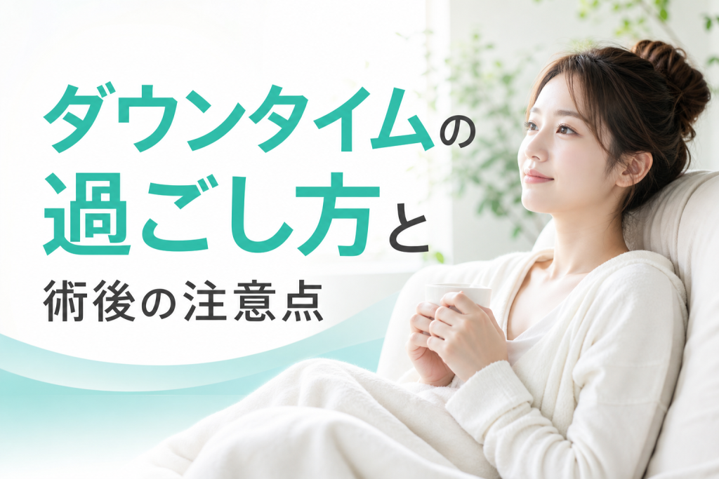 ダウンタイムの過ごし方と術後の注意点