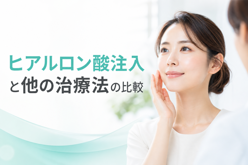 ヒアルロン酸注入と他の治療法の比較