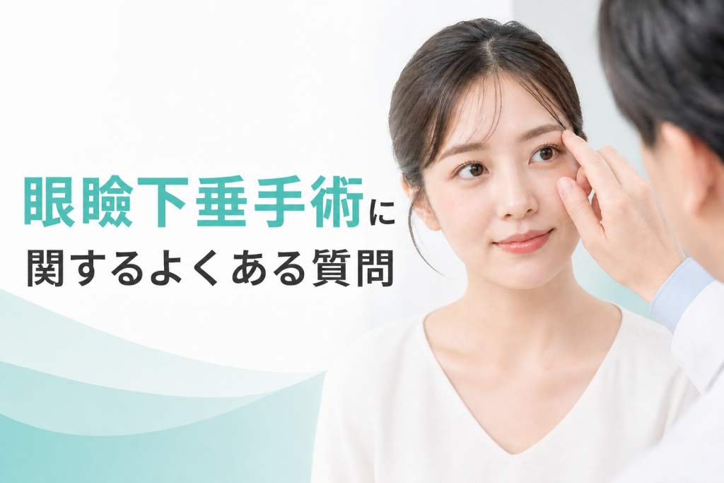 眼瞼下垂手術に関するよくある質問