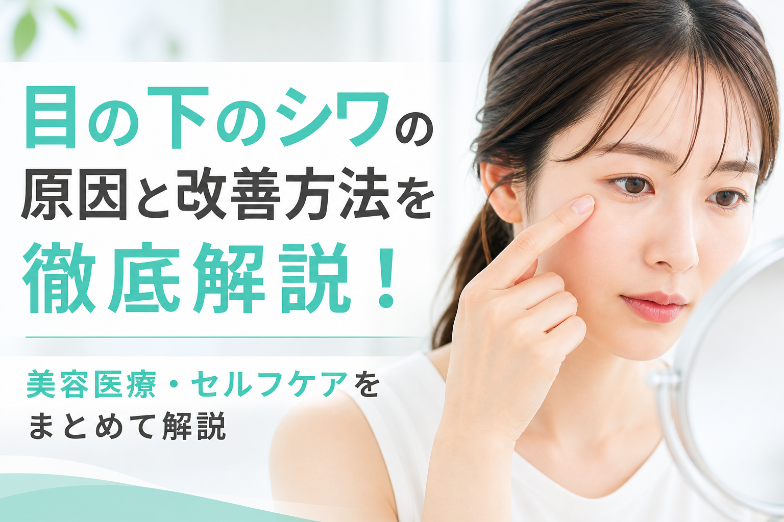 目の下 しわ 改善