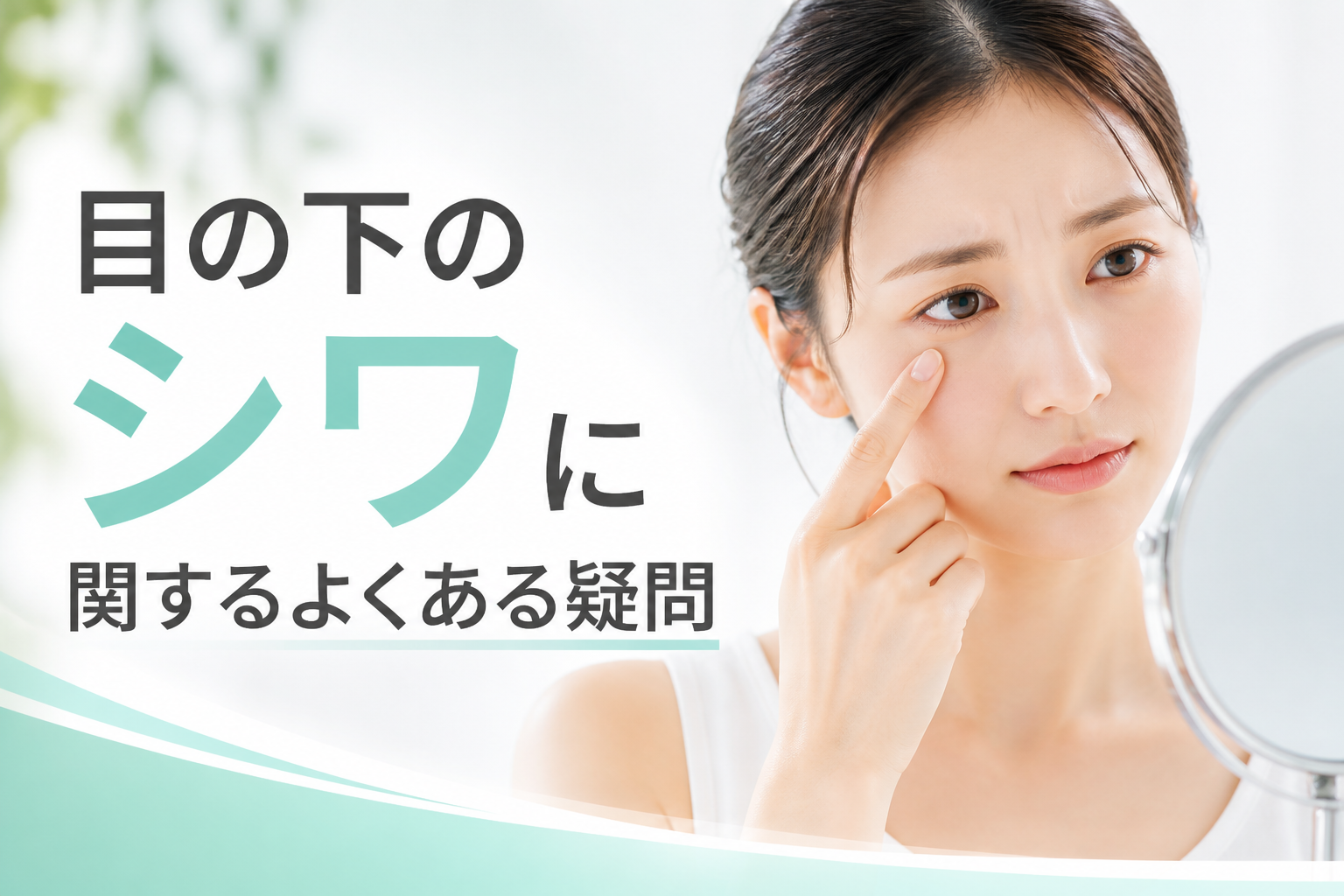 目の下のシワに関するよくある疑問