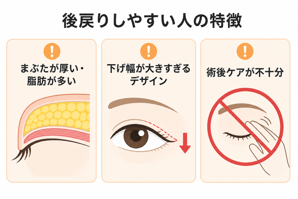 後戻りしやすい人の特徴