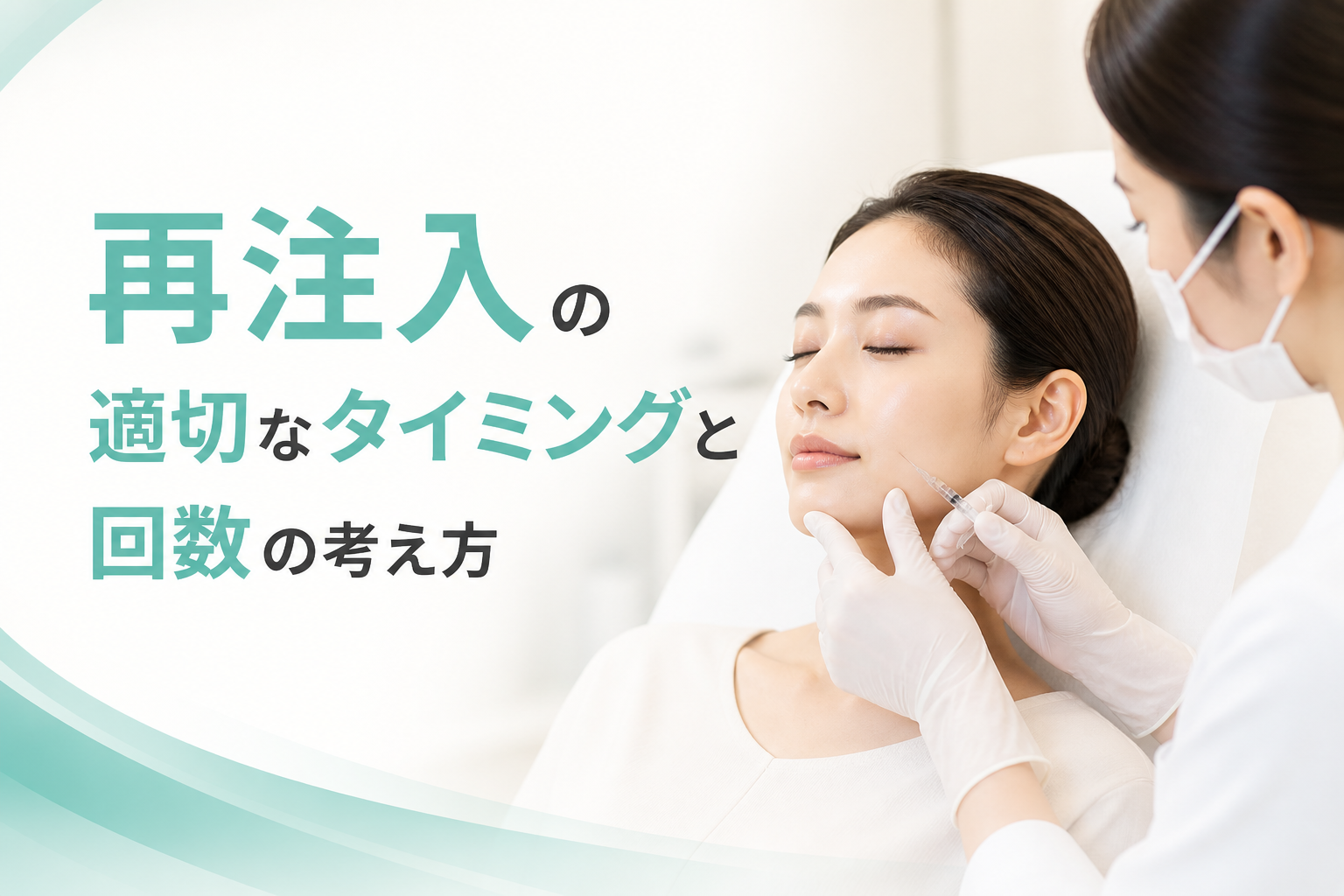 再注入の適切なタイミングと回数の考え方